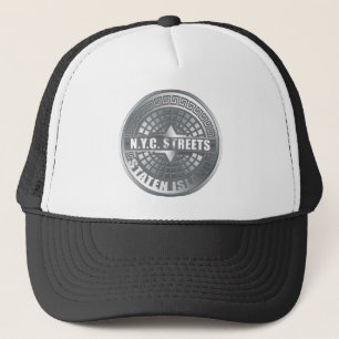 Manhole Staten Island Grey Trucker Hat