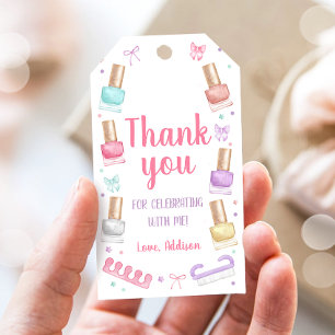Mani-Pedi Party Manicure Pedicure Nail Polish Gift Tags