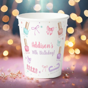Mani-Pedi Party Manicure Pedicure Nail Polish Paper Cups