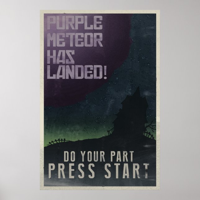 Maniac Mansion Vintage Poster (Front)
