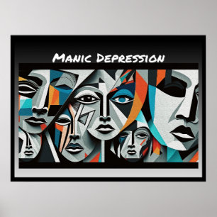 Manic Depression Print, Value Poster Paper (Matte)