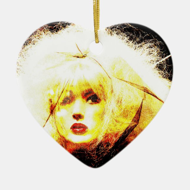 Manic Kin 4 Ceramic Ornament (Front)