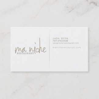 MaNiche - Jada Business Card