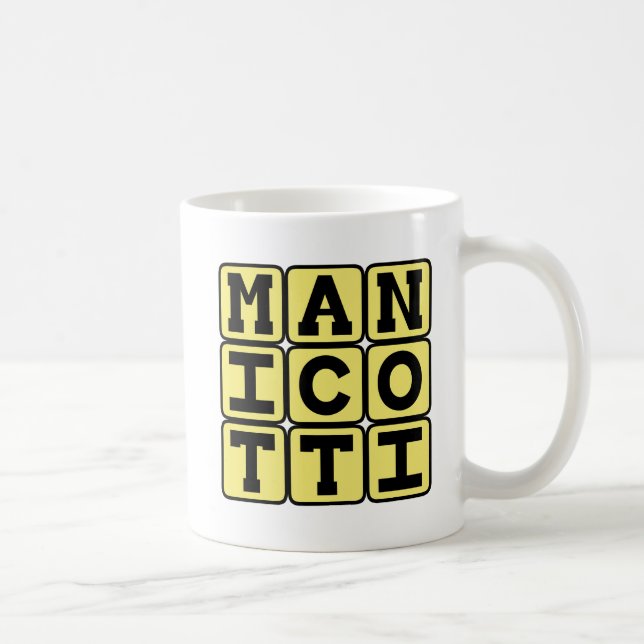 Manicotti, Cheesy Pasta Dish Coffee Mug (Right)