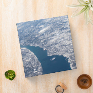 Manicouagan Crater And The St. Lawrence River Binder
