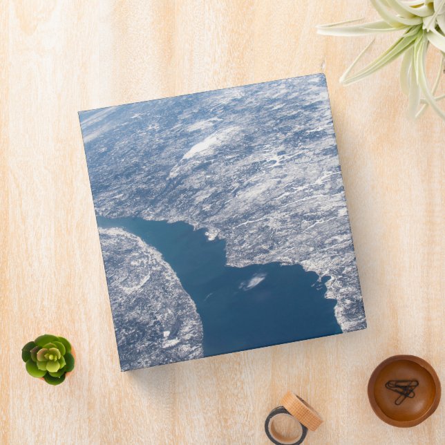 Manicouagan Crater And The St. Lawrence River Binder (In Situ)