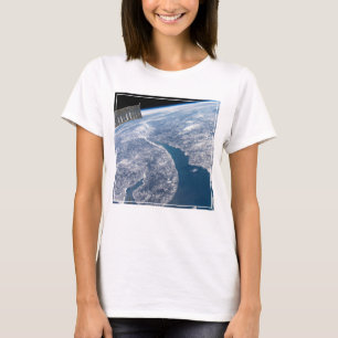 Manicouagan Crater And The St. Lawrence River T-Shirt