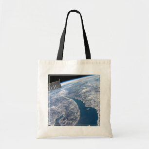 Manicouagan Crater And The St. Lawrence River Tote Bag