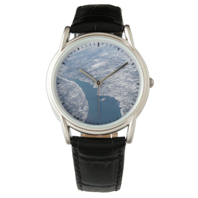 Manicouagan Crater And The St. Lawrence River Watch (Front)