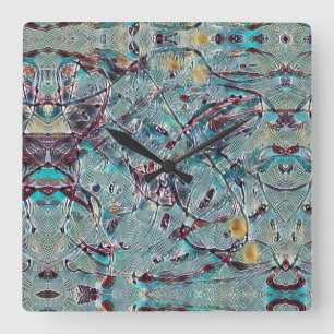 Manicure 3 square wall clock