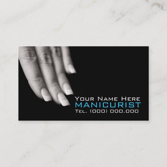 Manicure Business Cards (Front)