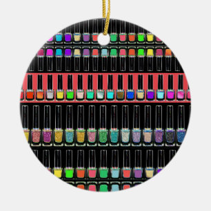 Manicure Nail Art  Ceramic Ornament