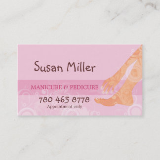 Manicure & Pedicure Business Card