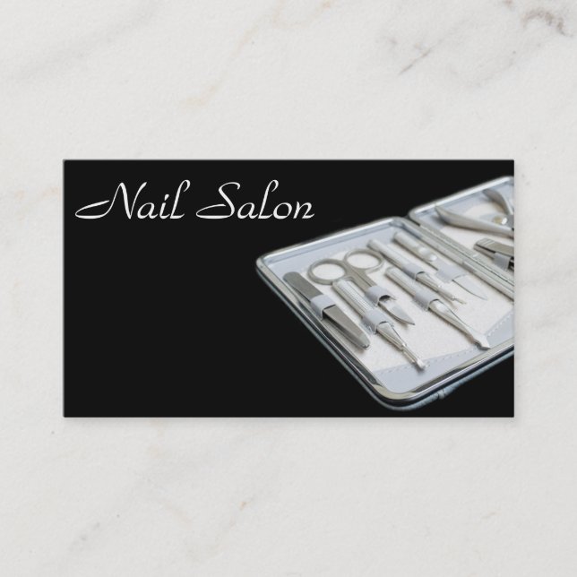 Manicure set business card (Front)
