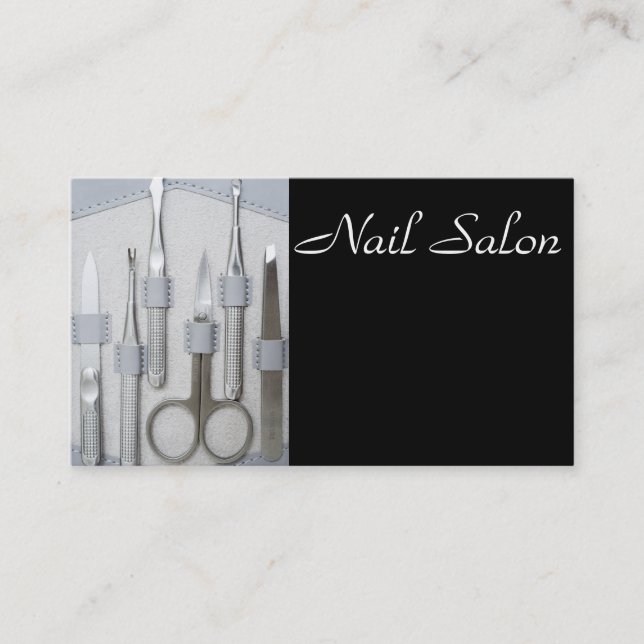 Manicure set business card (Front)