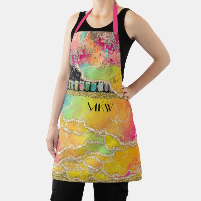 Manicure Version Tropical Glam Apron (Insitu)