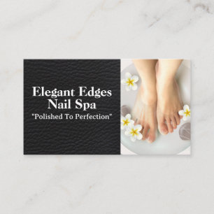 Manicured Feet   Polished Nails Salon Business Card