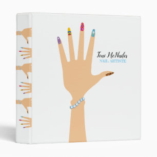 Manicures manucurist nail artist images notebook binder