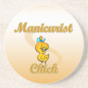 Manicurist Chick Coaster