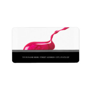 Manicurist or Nail Salon Address Labels
