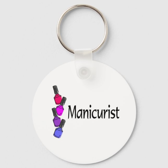 Manicurist Polish Keychain (Front)