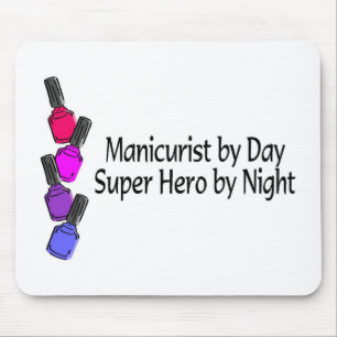 Manicurist Super Hero Mouse Pad