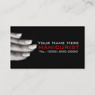 Manicuriste Cartes de visite professionnels