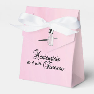 Manicurists Do It With Finesse Favor Box