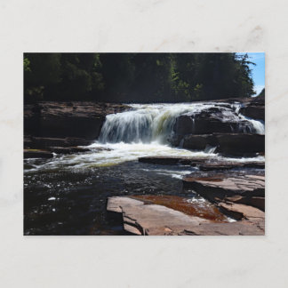 Manido Falls, Porcupine Mountains, Michigan Postcard