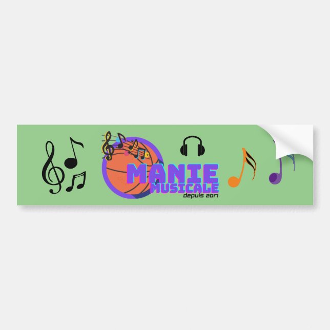 Manie Musicale bumper sticker (Front)
