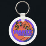 Manie Musicale keychain<br><div class="desc">This keychain features the Manie Musicale logo,  designed by Emily Burrus.  Proceeds benefit the nonprofit,  Manie Musicale Collaborative.</div>