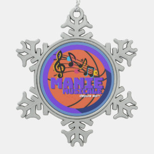 Manie Musicale ornement de flocon de neige