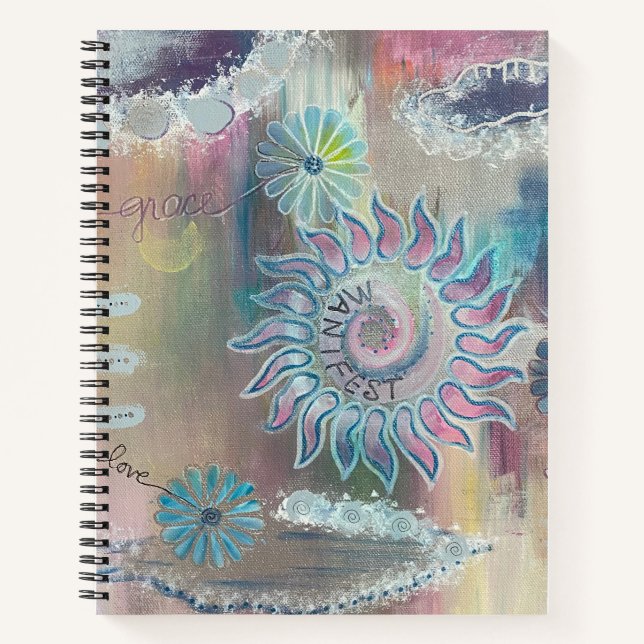 Manifest Journal with mantra or choose your own (Front)