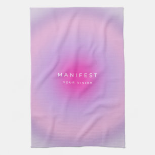 Manifest Your Vision Gradient Kitchen Towel