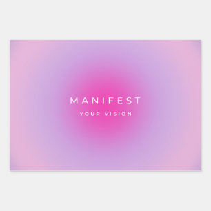 Manifest Your Vision Gradient Wrapping Paper Sheet
