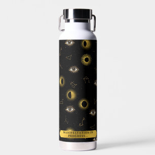 Manifestation Celestial Sun & Moon Zodiac Eye Water Bottle