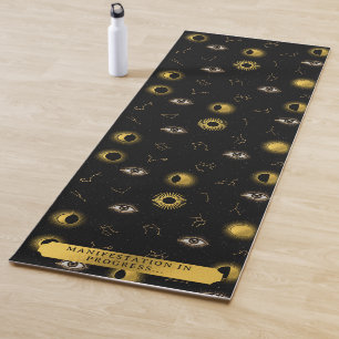 Manifestation Celestial Sun & Moon Zodiac Eye Yoga Mat