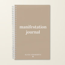 Manifestation Personalized Minimalist Neutral