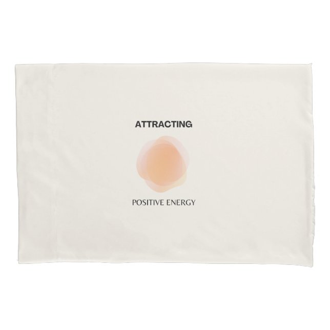Manifestation, Positive Spiritual, Affirmation Art Pillowcase (Front)
