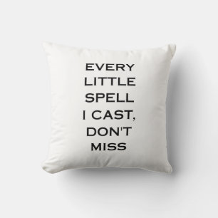 Manifestation Quote Typography Design Throw Pillow