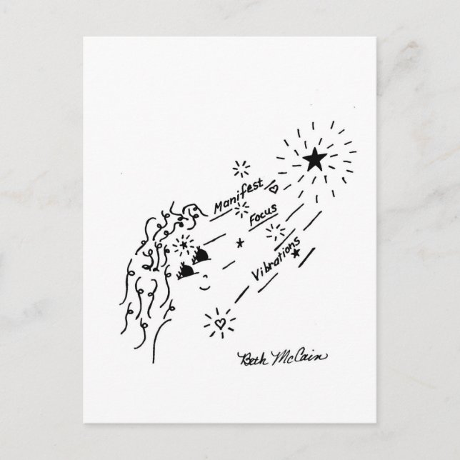 Manifeste, Focus, Vibrations Carte Postale (Devant)