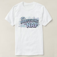 Manifesting A Nap Funny Sleepy Pastel Comic
