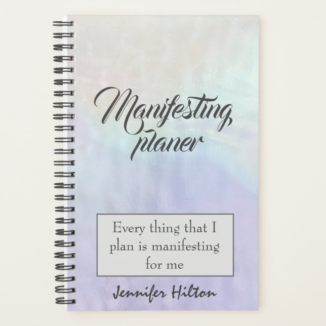 Manifesting holographique d'affirmation (Devant)