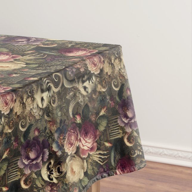 Manifesting Mythos – Gothic Medium Pattern Tablecloth (In Situ)