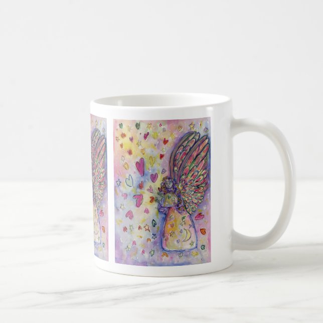Manifesting Universe Angel Art Coffee Mug or Cup (Right)