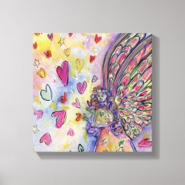 Manifesting Universe Angel Wrapped Canvas Painting (Front)