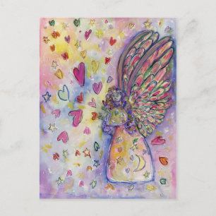 Manifesting Universe Guardian Angel Art Postcard