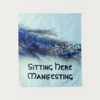 MANIFESTING WALL ART (TAPESTRY)  (50" x 60") 