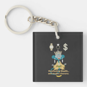manifesting wealth keychain
