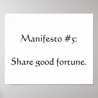 Manifesto #5 poster